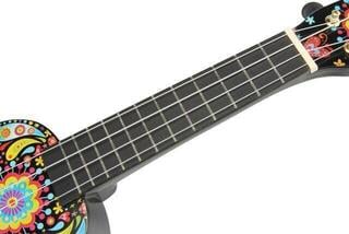 Soprano Ukulele Mahalo MA1SK BK Skull Black Soprano Ukulele - 6