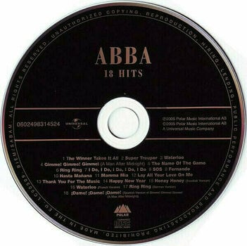 CD de música Abba - 18 Hits (CD) - 2