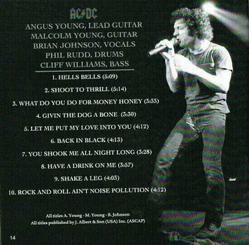 CD musicali AC/DC - Back In Black (Remastered) (Digipak CD) - 20