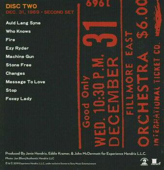 Music CD Jimi Hendrix - Songs For Groovy Children: The Fillmore East Concerts (5 CD) - 5