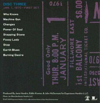 CD de música Jimi Hendrix - Songs For Groovy Children: The Fillmore East Concerts (5 CD) - 7