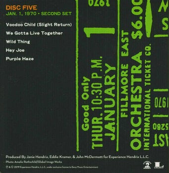 Hudební CD Jimi Hendrix - Songs For Groovy Children: The Fillmore East Concerts (5 CD) - 11