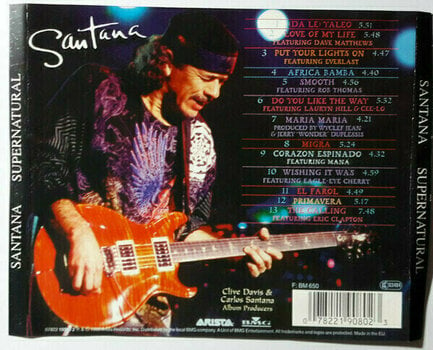 CD диск Santana - Supernatural (CD) - 5