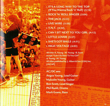 Zenei CD AC/DC - High Voltage (Remastered) (Digipak CD) - 20