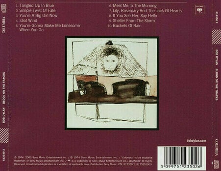 Music CD Bob Dylan - Blood On the Tracks (Remastered) (CD) - 11