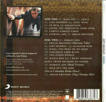 Zenei CD Jeff Buckley - Grace (2 CD) - 2
