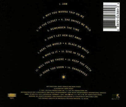 Hudobné CD Michael Jackson - Dangerous (CD) - 2