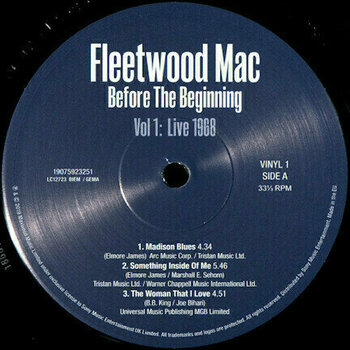 Vinyl Record Fleetwood Mac Before the Beginning - 1968-1970 Vol. 1 (3 LP) - 14