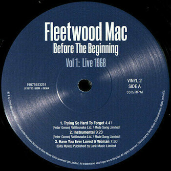 Vinyl Record Fleetwood Mac Before the Beginning - 1968-1970 Vol. 1 (3 LP) - 16