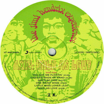 Vinyl Record Jimi Hendrix Axis: Bold As Love (LP) - 5