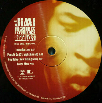 Vinyl Record The Jimi Hendrix Experience Live At Berkeley (2 LP) - 8