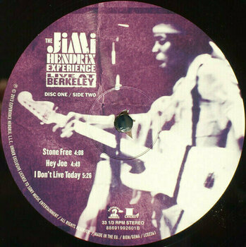 Vinyl Record The Jimi Hendrix Experience Live At Berkeley (2 LP) - 9