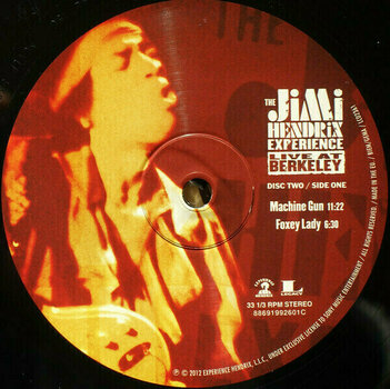 Vinyl Record The Jimi Hendrix Experience Live At Berkeley (2 LP) - 10