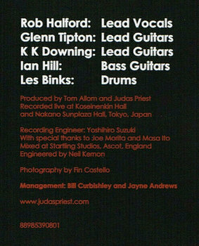 Disc de vinil Judas Priest Unleashed In the East: Live In Japan (LP) - 10