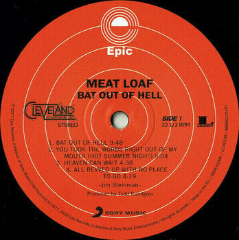 Vinyl Record Meat Loaf Bat Out of Hell (LP) - 5