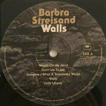 Vinyl Record Barbra Streisand Walls (LP) - 2