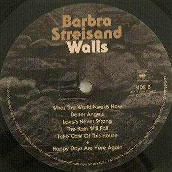 Vinyl Record Barbra Streisand Walls (LP) - 3