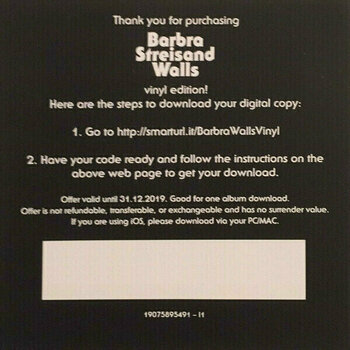 Disco de vinil Barbra Streisand Walls (LP) - 7
