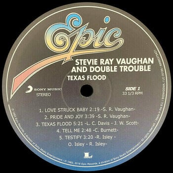 Грамофонна плоча Stevie Ray Vaughan Texas Flood (LP) - 3