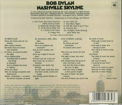 CD диск Bob Dylan - Nashville Skyline (Remastered) (CD) - 4