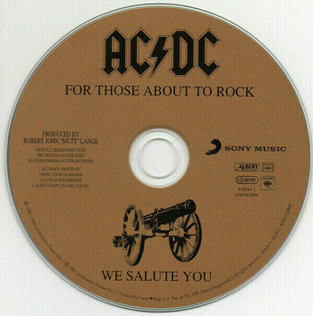CD de música AC/DC - For Those About To Rock (Remastered) (Digipak CD) - 2