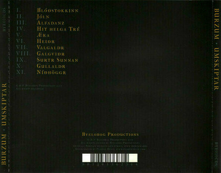 Muzyczne CD Burzum - Umskiptar (Jewel Case) (CD) - 5