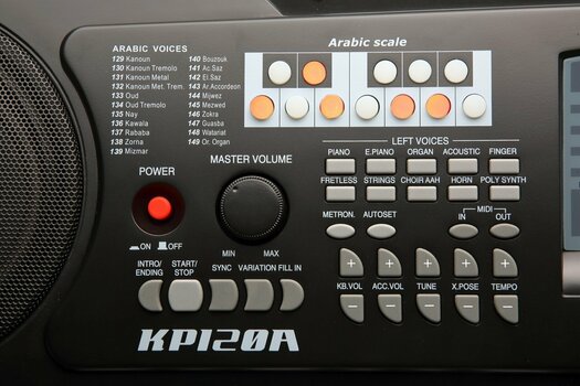 Keyboard s dynamikou Kurzweil KP120A (Zánovné) - 8
