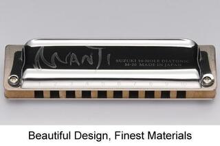 Diatonic harmonica Suzuki Music Manji 10H C Diatonic harmonica - 4