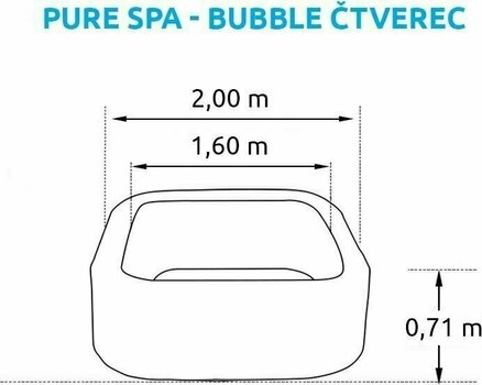 Inflatable Whirlpool Marimex PureSpa Bubble HWS Inflatable Whirlpool - 7