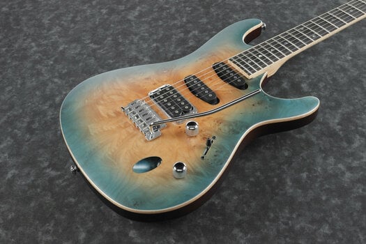 Guitarra elétrica Ibanez SA460MBW-SUB Sunset Blue Burst - 4