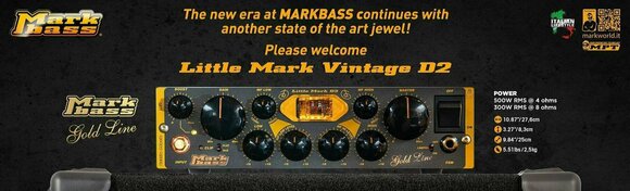 Хибрид бас усилвател Markbass Little Mark Vintage D2 - 5