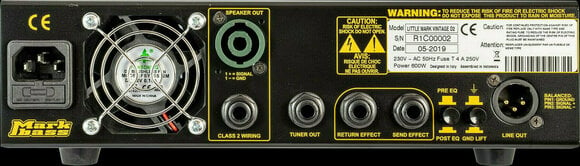 Hybrid Bass Amplifier Markbass Little Mark Vintage D2 - 6