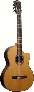 Elektro-klasszikus gitár LAG Occitania 118 OC118CE 4/4 Natural - 3