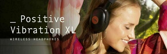Brezžične slušalke On-ear House of Marley Positive Vibration XL BT 5.0 Črna - 4