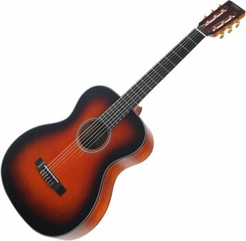 Guitarra clássica Valencia VA434 4/4 Classic Sunburst - 3