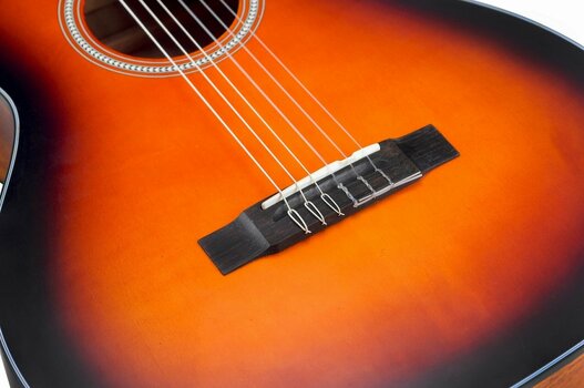 Guitarra clássica Valencia VA434 4/4 Classic Sunburst - 7