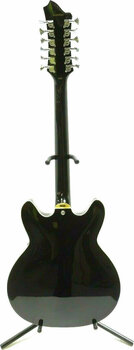 Chitarra Semiacustica Hagstrom Viking Deluxe 12 Gloss Black Chitarra Semiacustica - 3