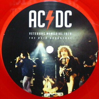 Vinyl Record AC/DC - Veterans Memorial 1978 (Red Vinyl) (Limited Edition) (LP) - 4
