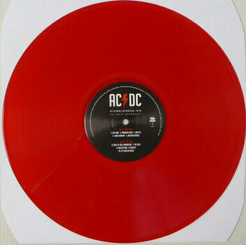 Vinyl Record AC/DC - Veterans Memorial 1978 (Red Vinyl) (Limited Edition) (LP) - 3