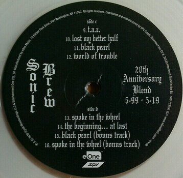 Hanglemez Black Label Society - Sonic Brew - 20th Anniversary Blend 5.99 - 5.19 (2 LP) - 12