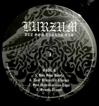 Vinyl Record Burzum - Det Som Engang Var (LP) - 3