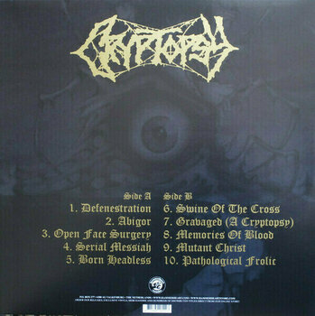 Vinyylilevy Cryptopsy - Blasphemy Made Flesh (LP) - 2