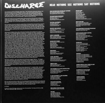 Disco de vinilo Discharge - Hear Nothing See Nothing Say Nothing (LP) - 3