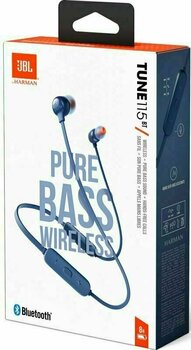 Bezdrátové sluchátka do uší JBL Tune 115BT Blue Bezdrátové sluchátka do uší - 4