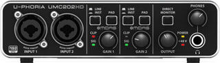 USB-audio-interface - geluidskaart Behringer U-Phoria UMC202HD USB-audio-interface - geluidskaart - 2