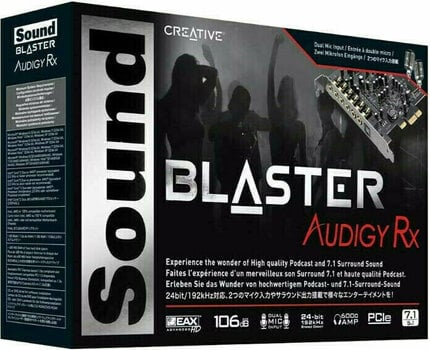 Interface de áudio PCI Creative Sound Blaster AUDIGY RX - 4