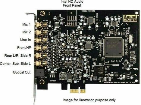 Interface audio PCI Creative Sound Blaster AUDIGY RX - 2