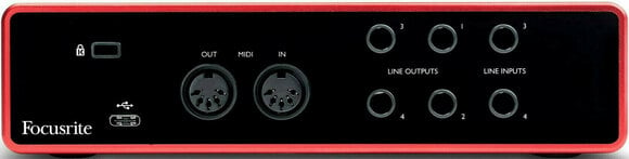 USB Audio interfész Focusrite Scarlett 4i4 3rd Generation - 5