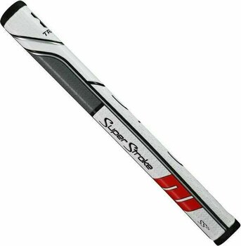 Golfové gripy Superstroke Traxion SS2 Square Putter Grip White/Red/Grey - 2
