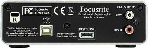 Interfaz de audio USB Focusrite iTrack Solo Lightning - 3